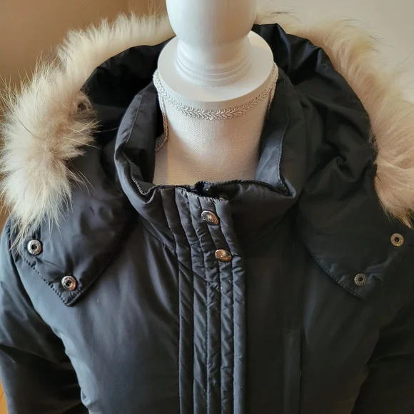 DKNY Warm Black Puffer Coat Women Size Small - Picture 2 of 10